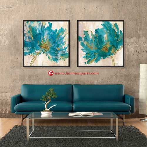 Blue Wall Set 66 | Painting for Living room and Bedroom