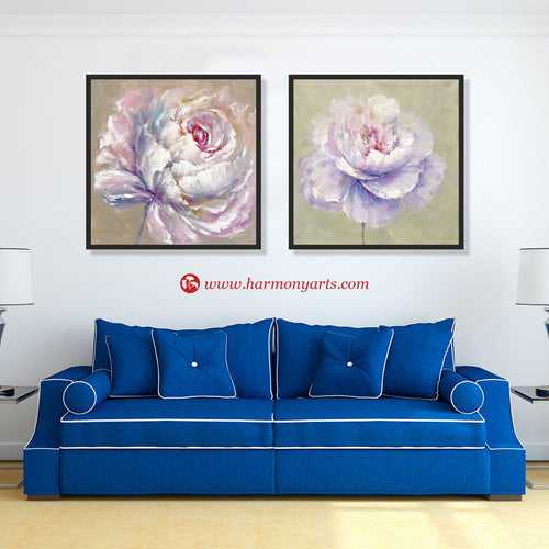 Over sized Flower Wall Set 72 | Painting for Living room and Bedroom