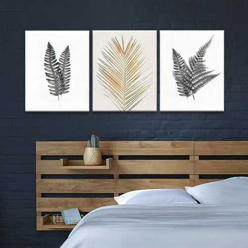 Leaves Wall Set 81 | Painting for Living room and Bedroom