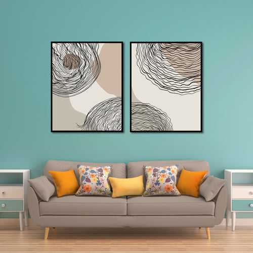 Modern Line Drawing Art 119 | Painting for Living room and Bedroom