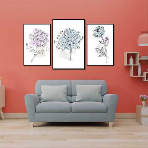 Flower wall painting 136 | Painting for Living room and Bedroom
