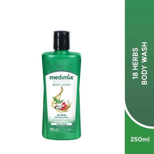 Medimix Ayurvedic Bodywash 18 Herbs and Natural Oils Shower Gel, 250ml