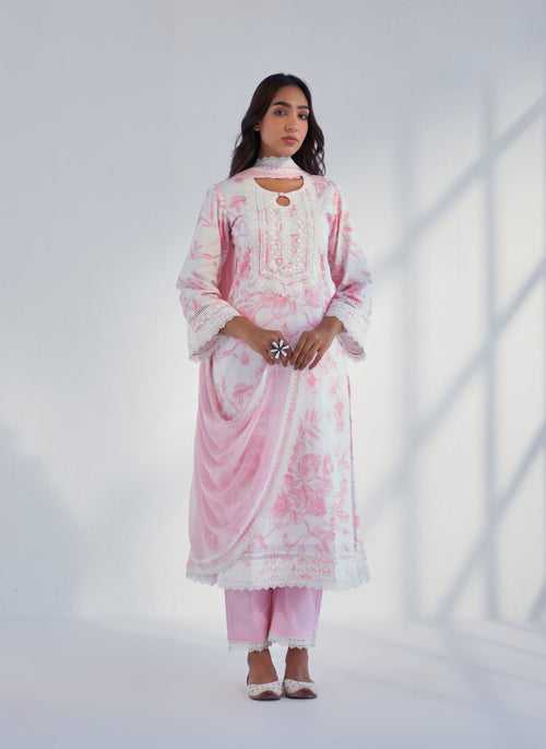 Raya Pink Kurta Set