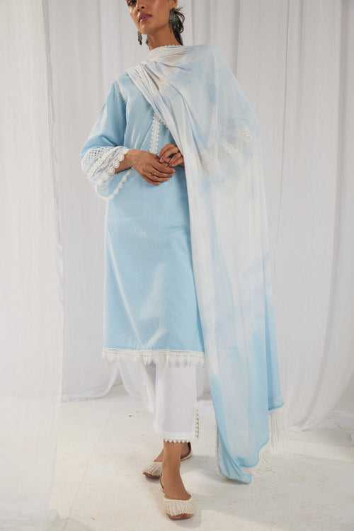 Estelle Blue Dupatta