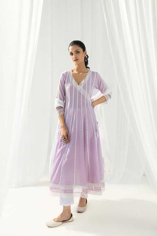 Aria Purple Kurta Set