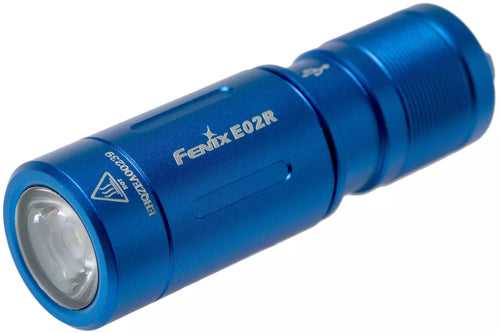 Damage Box Fenix E02R LED Keychain Torch (BLUE)