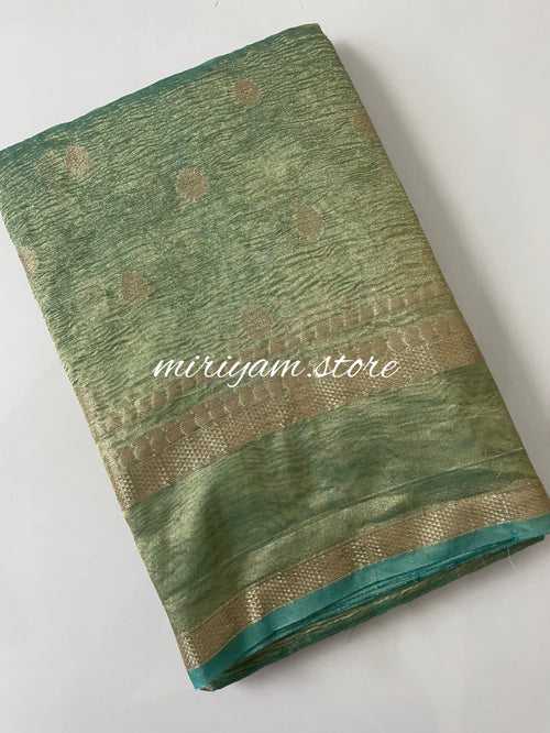 Banarasi crush tissue saree MBCT303