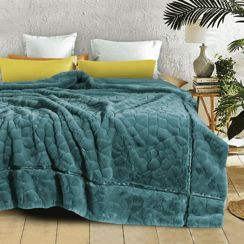 The Teal Slushy Winter Blanket