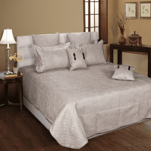 The Vegan Leather Beige Bed Spreads