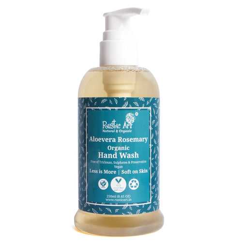 Aloe Vera Rosemary Organic Hand Wash (250 ml)