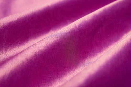 Magenta Pink Handwoven Banarasi Tissue Silk Fabric