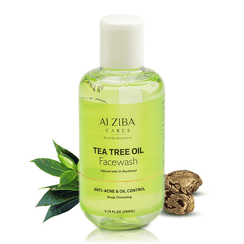 Tea Tree Oil Face Wash With D-Panthenol & Anti-acne, Oil Control & Deep Cleansing - 200 ML