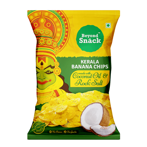 NEW LAUNCH!! Banana Chips in COCONUT OIL and ROCK SALT 360gm (90gmsX4Packs)