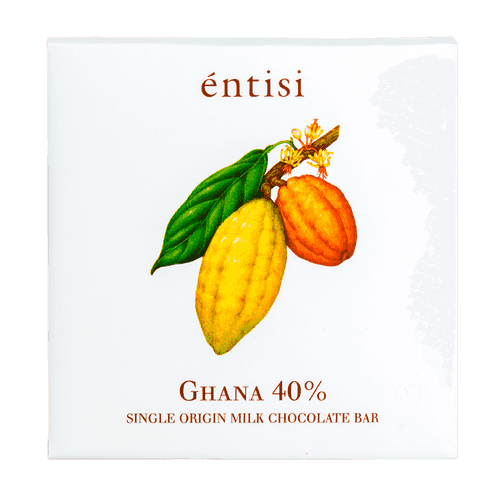 Single Origin Ghana 40% Milk Chocolate Bar