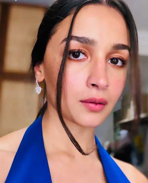 Alia Heart Hoop Danglers ✨