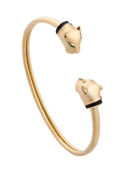 Gold Panther Cuff