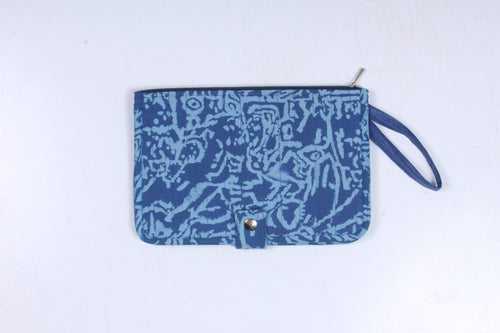 Blue Wristlet Wallet