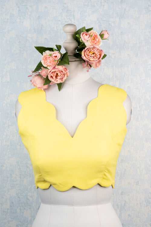 Light yellow blouse