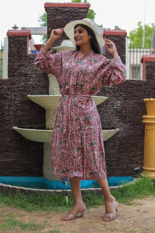 Premium Quality Beautiful Cotton Kimono Robe