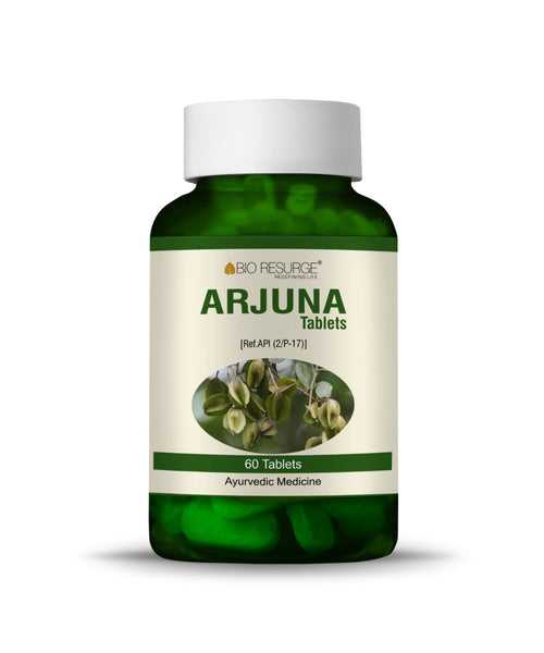 Bio Resurge Arjuna Tablets Maintain a Healthy Heart|Manages Cholesterol Level-750mg(60 tablets): One piece MRP (Inclusive of all taxes):Rs.270/- Net Weight 45gm