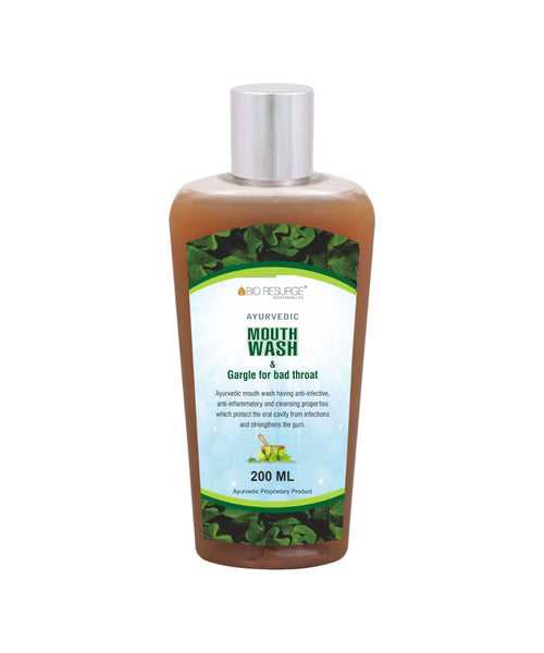 Ayurvedic Herbal Mouthwash liquid for sore throat & Bad Breath: One piece MRP (Inclusive of all taxes):Rs.250/- Net Weight 200ml/