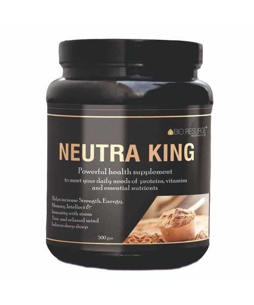 Neutra King Powerful Health Supplement enrich with proteins, Vitamins and essential nutrients: One piece MRP (Inclusive of all taxes):Rs.625/- Net Weight 250gm