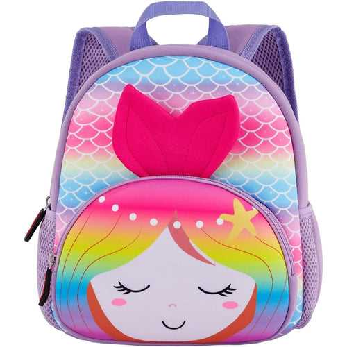 Toddler’s Soft Plush Backpack for Preschool - Little mermaid ,10 inch