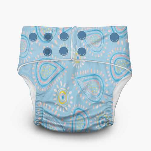 Baby Ultra Diaper - Floral Paisley (6kgs-15kgs)