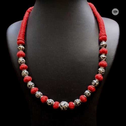 Chitai Red Thread Necklace