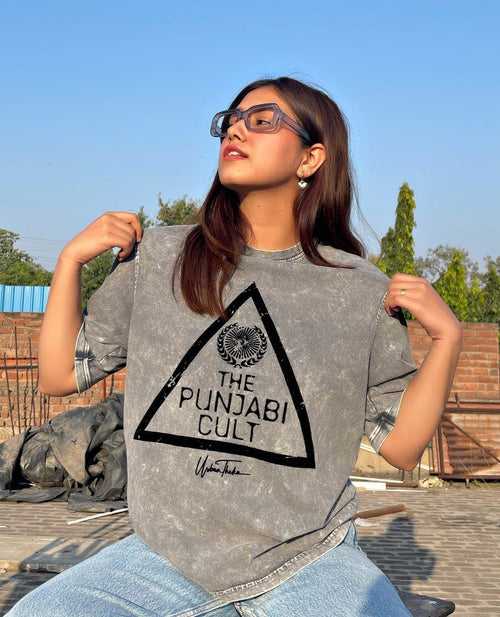 The Punjabi Cult Stonewashed T-shirt