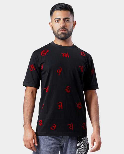 Maa Boli Red Print T-shirt