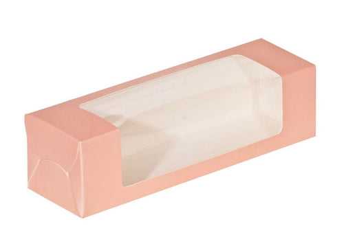 Macaron Box for 5  (5cmx18cmx5cm) Peach
