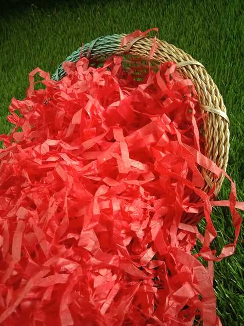 Shredded Paper | Paper Fillers (Red Sparkle) - 50gm