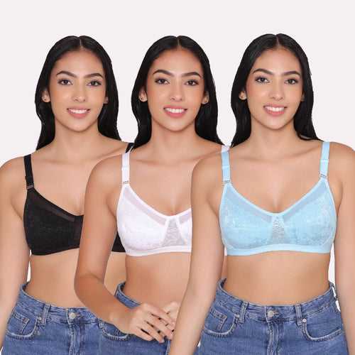 Women's power net Shaping Bra (Pack of 3)-AURA