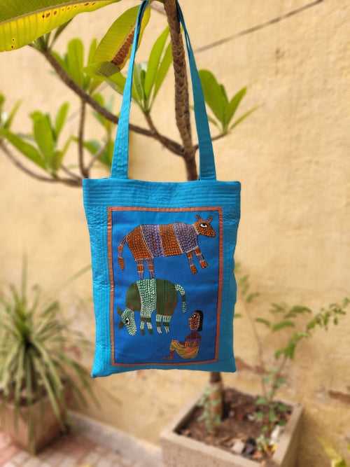 Gond Painted Shoulder Bag