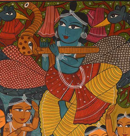 KalighatPainting _by RadhaChitrakar