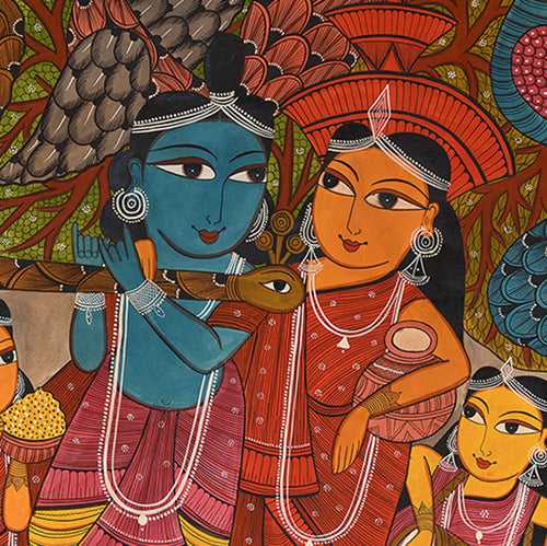 KalighatPainting _by RadhaChitrakar