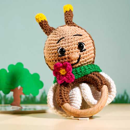 Butterfly Crochet Rattle