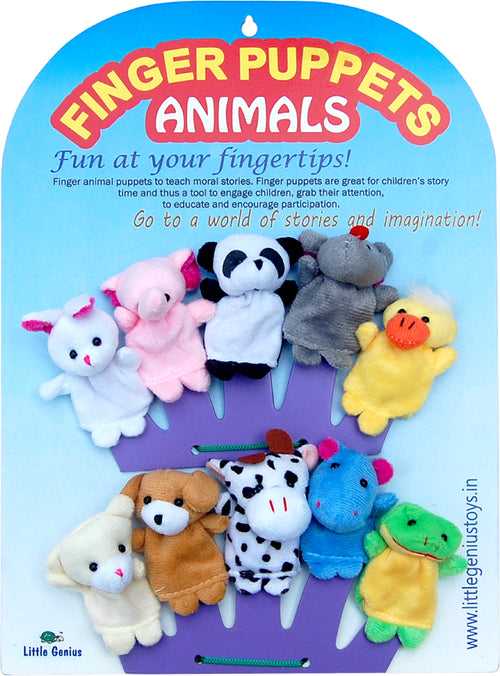 Finger puppets- Animals (10 pcs)