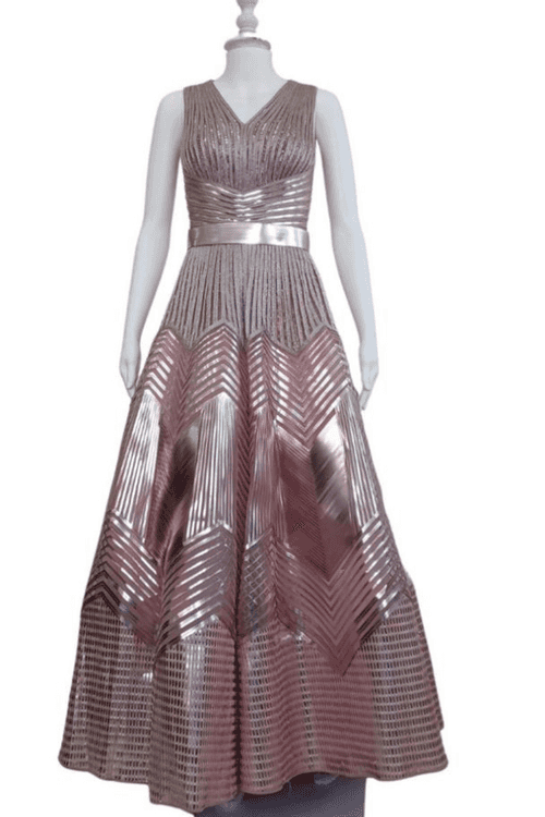 AMIT AGGARWAL STRUCTURED GOWN