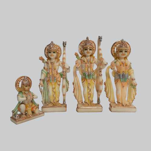 Handpainted Marble Ram Darbar Set 10 in