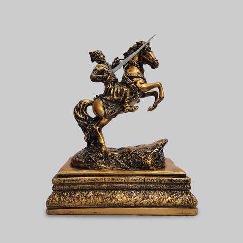 Resin Shivaji Maharaj on Horse 12 in