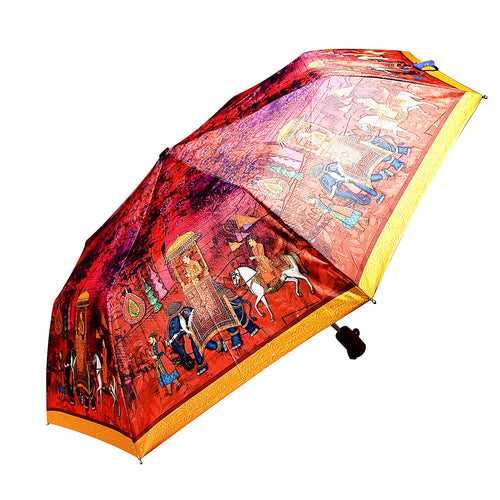 King Procession Digital Printed Umbrella (3-Fold)