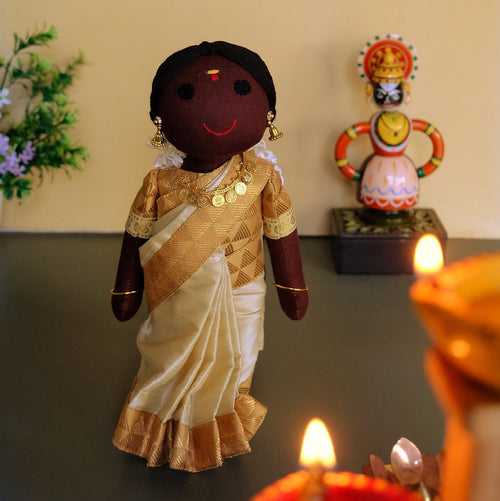 Kanmani Kerela Doll 10 in (Assorted Colours)