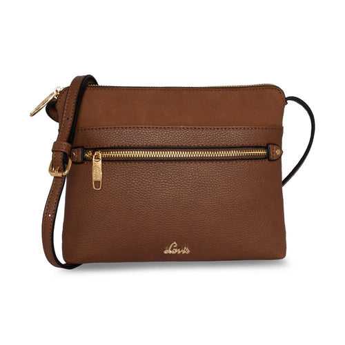 Lavie Access Tan Small Women's Sling Bag