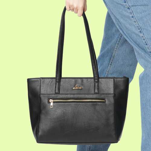 Lavie Ziptula Black Large Women's Tote Bag