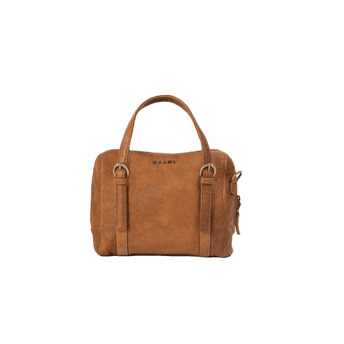 A Large Darning Leather Satchel