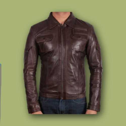 Ifty Genuine Leather Jacket IJ-08