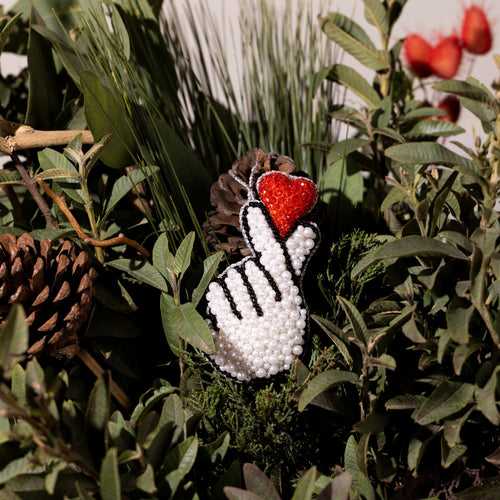 Cupid's Charm- Hand Embellished Ornament