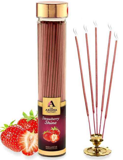The Aroma Factory Organic Incense Sticks Amber Myrrh (Herbal Agarbatti Resin for Pooja) 0% Charcoal, 0% Sulphates, 1 x 100g Bottle